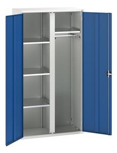 Verso 1050x550x2000H Partition Cupboard 4 Shelf 1 Rail Bott Verso Basic Tool Cupboards Cupboard with shelves 55/16926579.11 Verso 1050x550x2000H Kitted Partn Cupd.jpg